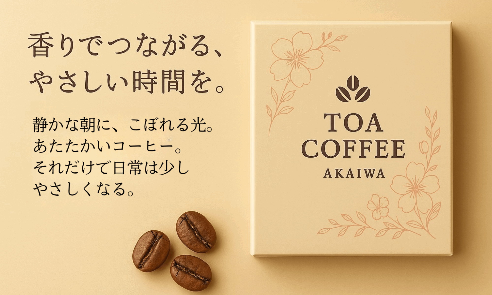 焙煎コーヒー豆の販売、トーアーコーヒー商会